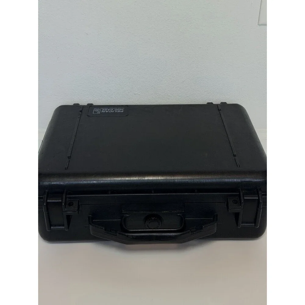 VTG Pelican 1500 Hard Shell Medium Protective Storage Case Black 18x14x7 No Foam